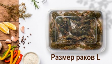 Живые раки (8-10 шт./500 гр.)